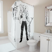 Ganesh Kriegers-Duschvorhang Duschvorhang (Beispiel)