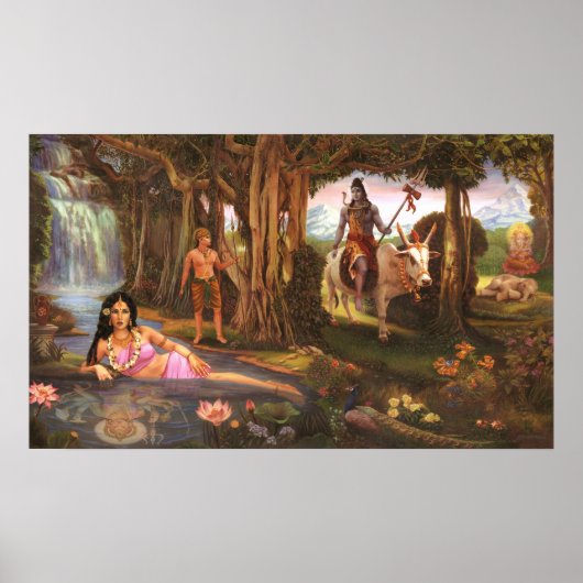 Ganesh Leela - Bevor Ganesh seinen Elefantenkopf g Poster (Vorne)