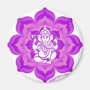 Ganesh lila Entwurf Magnet