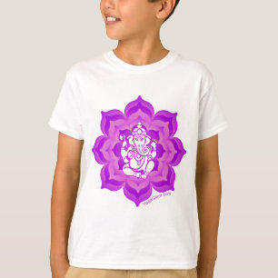 Ganesh lila Entwurf T-Shirt