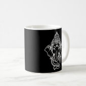 Ganesh Lord Ganesha Hindu Deity Meditation Kaffeetasse (VorderseiteRechts)