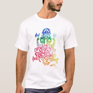 Ganesh Mantra Aquarell Tshirt