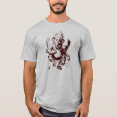 Ganesh Maroon T-Shirt (Vorderseite)
