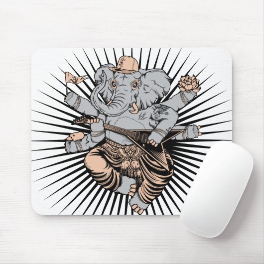 Ganesh Mausunterlage Mousepad (Mit Mouse)