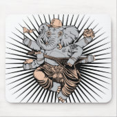 Ganesh Mausunterlage Mousepad (Vorne)
