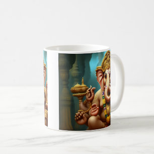 Ganesh nimmt eine Selfie Kaffeetasse