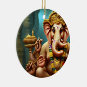 Ganesh nimmt eine Selfie Keramik Ornament (Rechts)