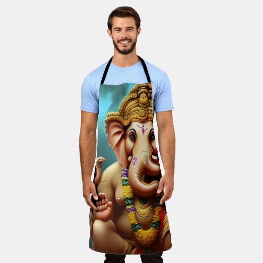 Ganesh nimmt eine Selfie Schürze (Getragen)