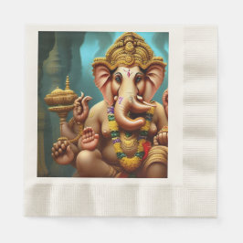 Ganesh nimmt eine Selfie Serviette