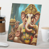 Ganesh nimmt eine Selfie Sockelschild (In Situ)