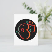 Ganesh Om Postkarte (Stehend Vorderseite)
