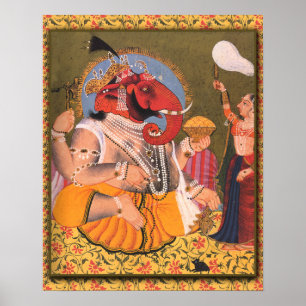 Ganesh Plakat passend für die Gestaltung oder