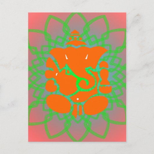 Ganesh Postcard Postkarte (Vorderseite)