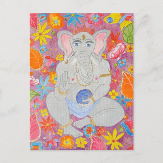 Ganesh Postcard Postkarte (Vorderseite)