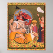 Ganesh Poster, geeignet für Framing oder Display Poster (Vorne)