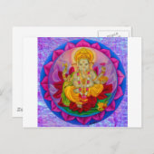 Ganesh Postkarte (Vorne/Hinten)
