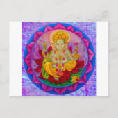 Ganesh Postkarte (Vorderseite)
