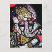 Ganesh Postkarte (Vorderseite)