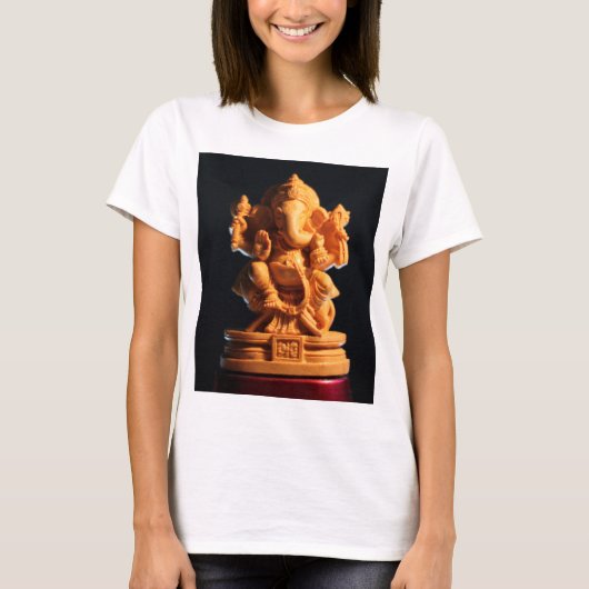 Ganesh - Remover of Obstacles & Symbol of Weisheit T-Shirt (Vorderseite)