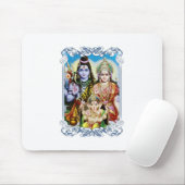 Ganesh, Shiva und Parvati, Lord Ganesha, Durga Mousepad (Mit Mouse)
