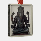 Ganesh, spätes 12th-early 13. Jahrhundert, Angkor Silbernes Ornament (Rechts)