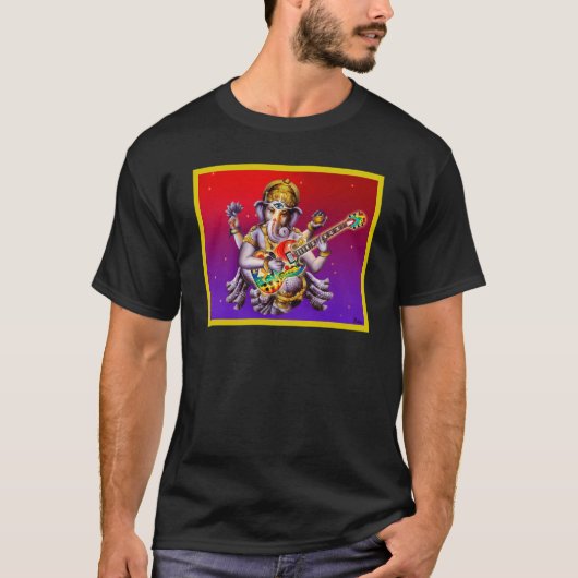 Ganesh spielt den dummen T - Shirt (Vorderseite)