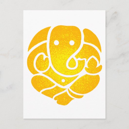 GANESH SUN SHINES POSTKARTE (Vorderseite)