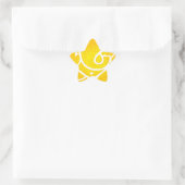 GANESH SUN SHINES Stern-Aufkleber (Tasche)