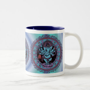 Ganesh Tänzer Zweifarbige Tasse