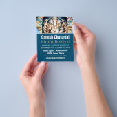 Ganesh the Hindu God, Hindu Event Advertising Flyer (Gruppe)