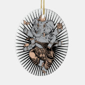 Ganesh Verzierung Keramikornament (Rechts)