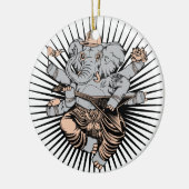 Ganesh Verzierung Keramikornament (Links)
