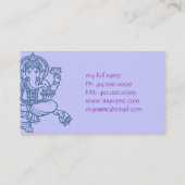 Ganesh Visitenkarte (Rückseite)