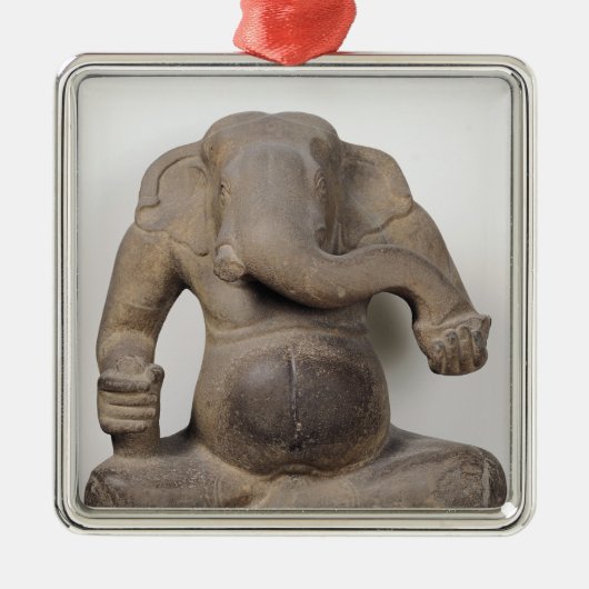 Ganesh, von Tuol Pheak Stämmen Ornament Aus Metall (Vorne)