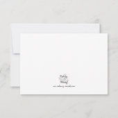 Ganesh Wedding RSVP Cards Karte (Rückseite)