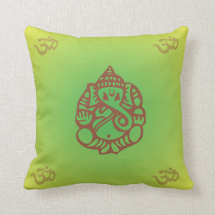Ganesh Yoga-Kissengrün/-GELB Kissen