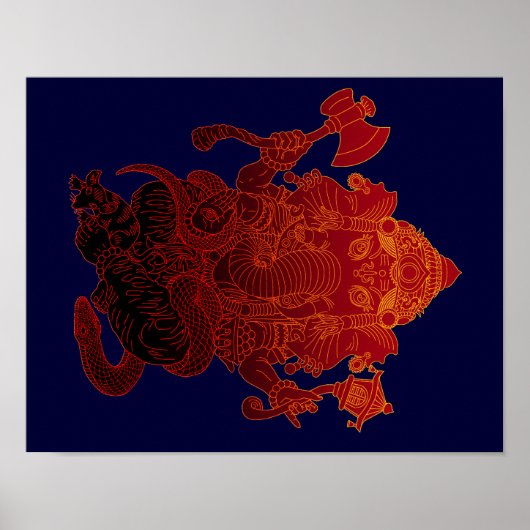 Ganesha3 Poster (Vorne)