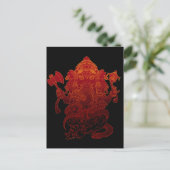 Ganesha3 Postkarte (Stehend Vorderseite)