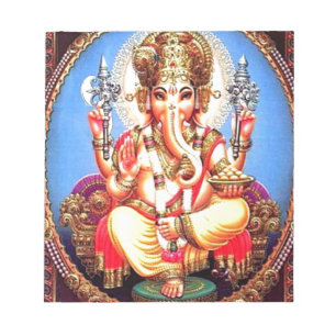 Ganesha (गणेश) indischer Elefant Notizblock