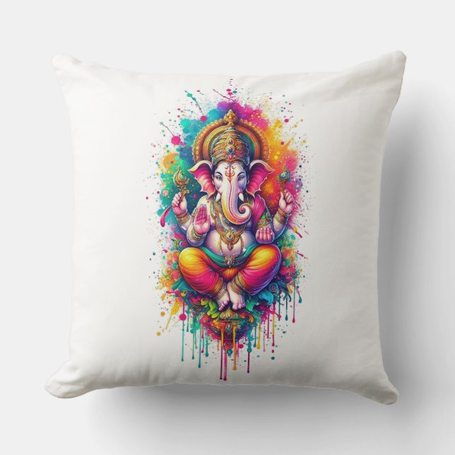 Ganesha 2 20x20 kissen (Vorderseite)