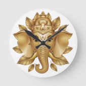 Ganesha 3 runde wanduhr (Vorderseite)