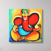 Ganesha abstrakt leinwanddruck (Vorderseite)
