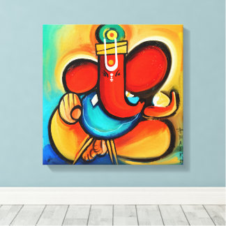 Ganesha abstrakt leinwanddruck