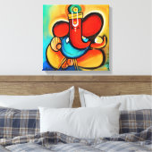 Ganesha abstrakt leinwanddruck (Insitu (Schlafzimmer))