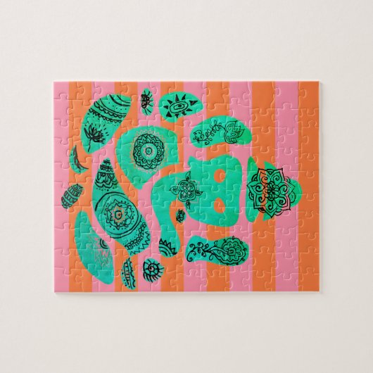 Ganesha and Stripes Puzzle (Horizontal)
