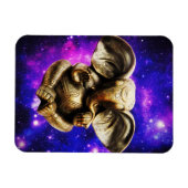 Ganesha auf einem Himmelshintermagnet Magnet (Horizontal)