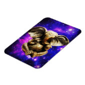Ganesha auf einem Himmelshintermagnet Magnet (Linke Seite)