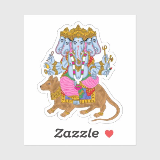 Ganesha-Aufkleber-Sammlung Aufkleber (Blatt)