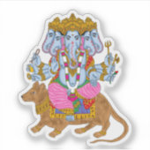 Ganesha-Aufkleber-Sammlung Aufkleber (Vorderseite)