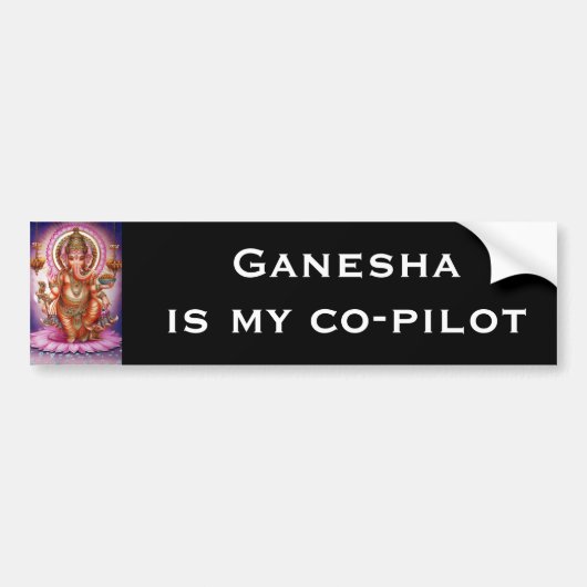 Ganesha Autoaufkleber - Version 7 (Vorne)